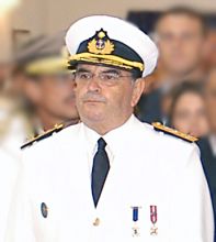Daners en la toma de posesión de su relevo al mando de la Armada, el 1 de febrero de 2006.